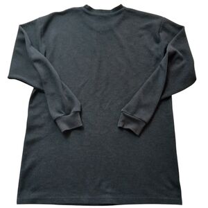 #0399 Mens Super Heavy Weight John Son Black Thermal Shirt Size XL